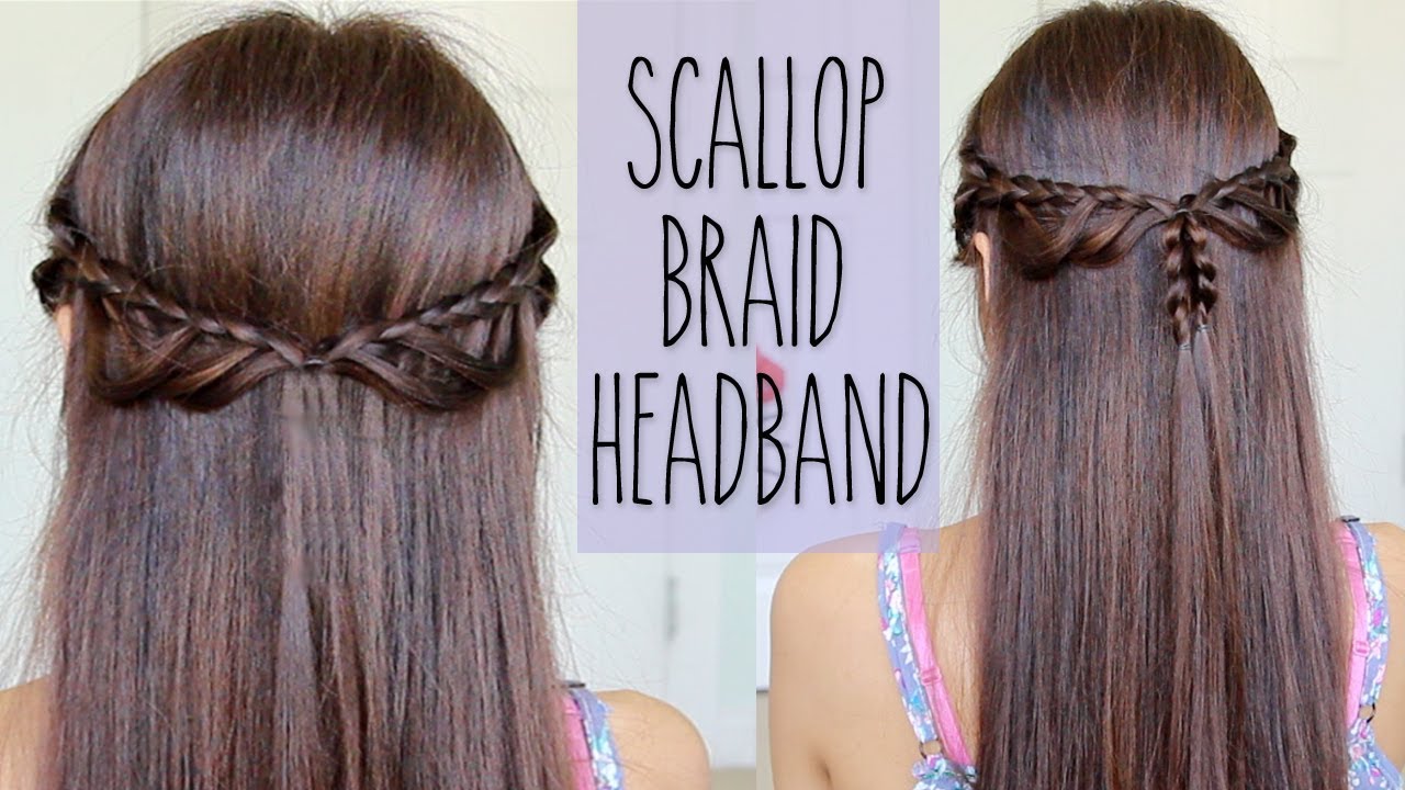 Scallop Loop Braid Headband | Hairstyle for Medium Long Hair Tutorial