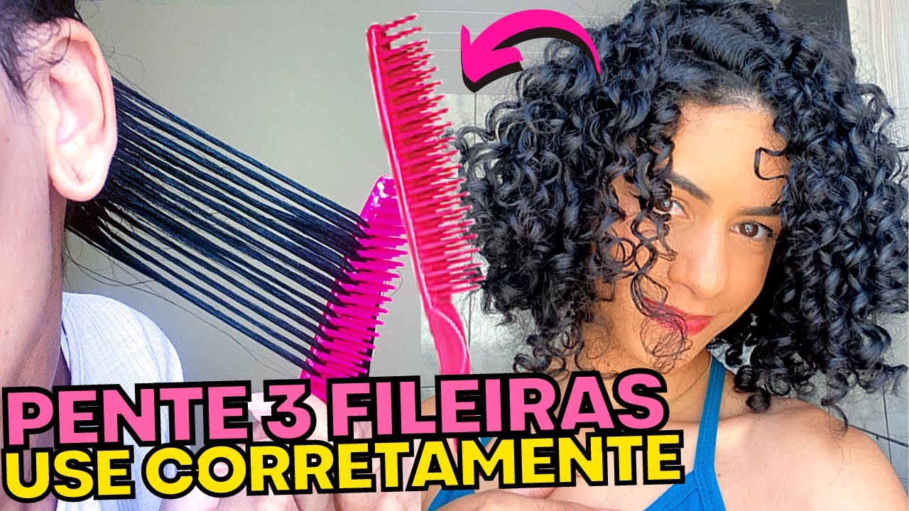 Finalização com PENTE 3 FILEIRAS: fica bom? como usar corretamente?