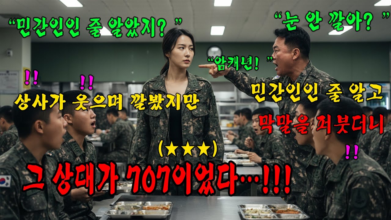 707특임대 출신 중령에게 “암캐년”이라 욕한 육군 상사, 병사들 앞에서 인생이 끝났다