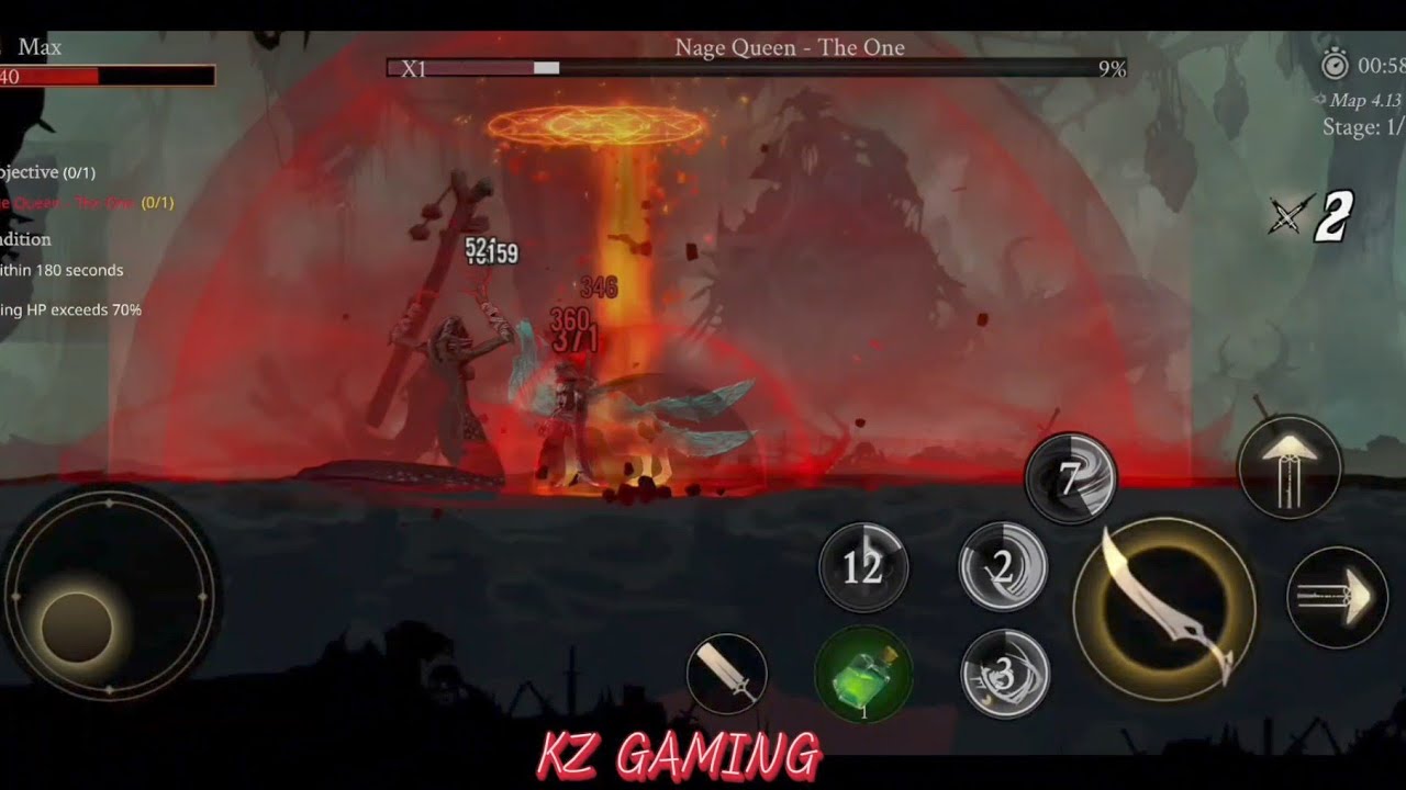 Shadow Of Death 2 - Lasting Gazer VS Nage Queen The One - Map 4 13-18