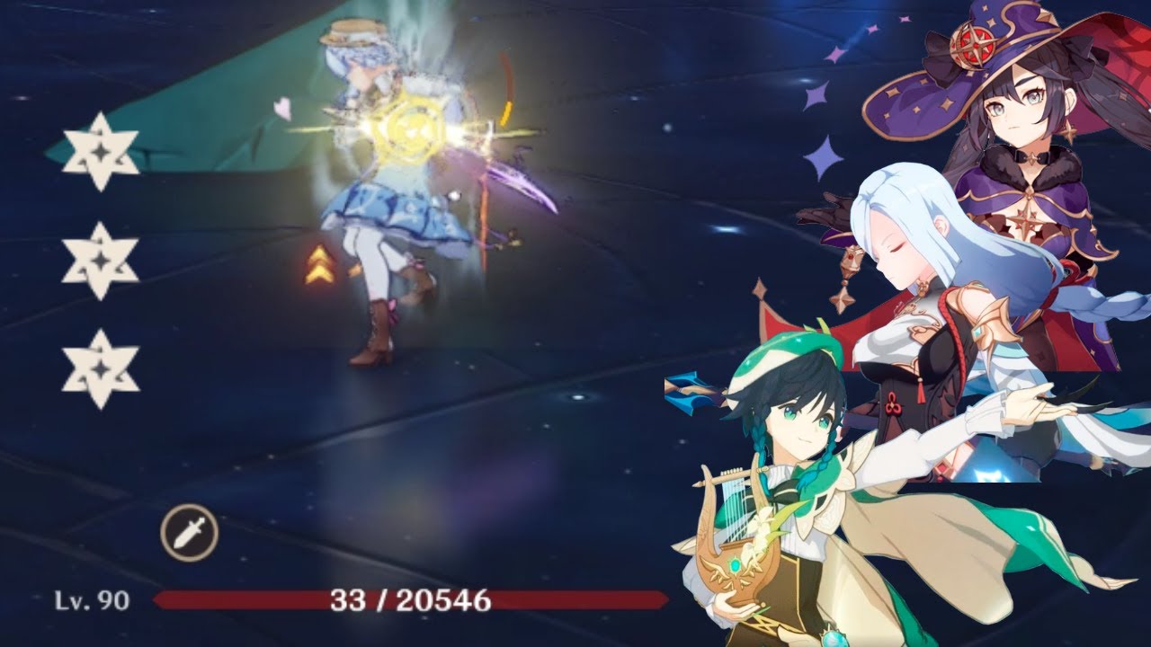 3.5 Spiral Abyss | 33 HP NO Heals Ayaka Shenhe Freeze + Venti Mona | Floor 12 Full Clear 9 Stars