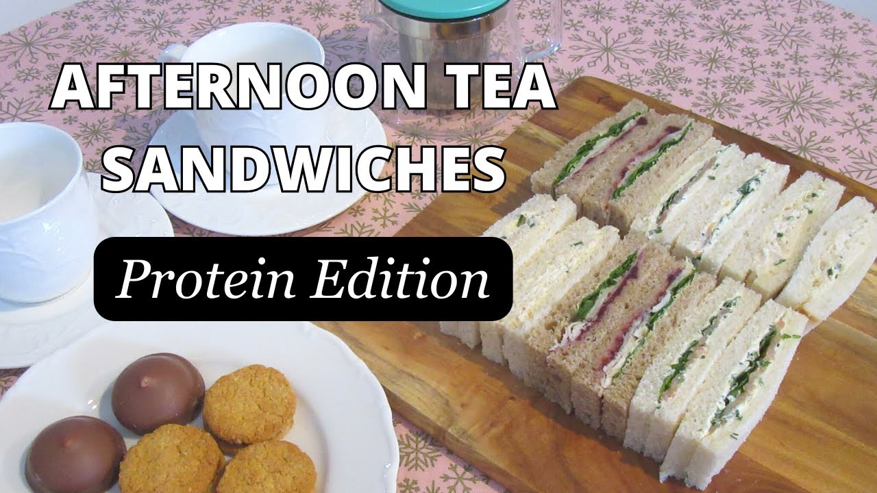 Afternoon tea sandwich recipes - roast chicken, smoked salmon, turkey