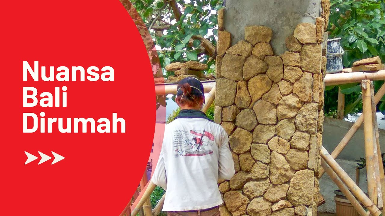 [Proyek Batu Alam Duta Bintaro ] Batu Serai Bali Kuning Elegan | BATUALAMJAKARTA