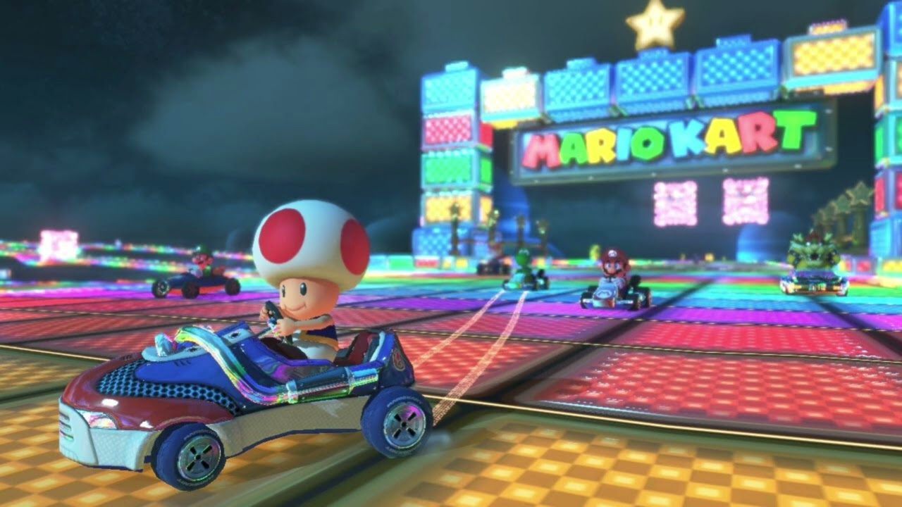 SNES Rainbow Road - Mario Kart 8 (slowed + reverb)