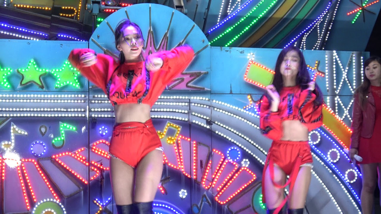 4k 辰辰 瑄寶2019 0210南投市拱聖堂進香回鑾熱舞5