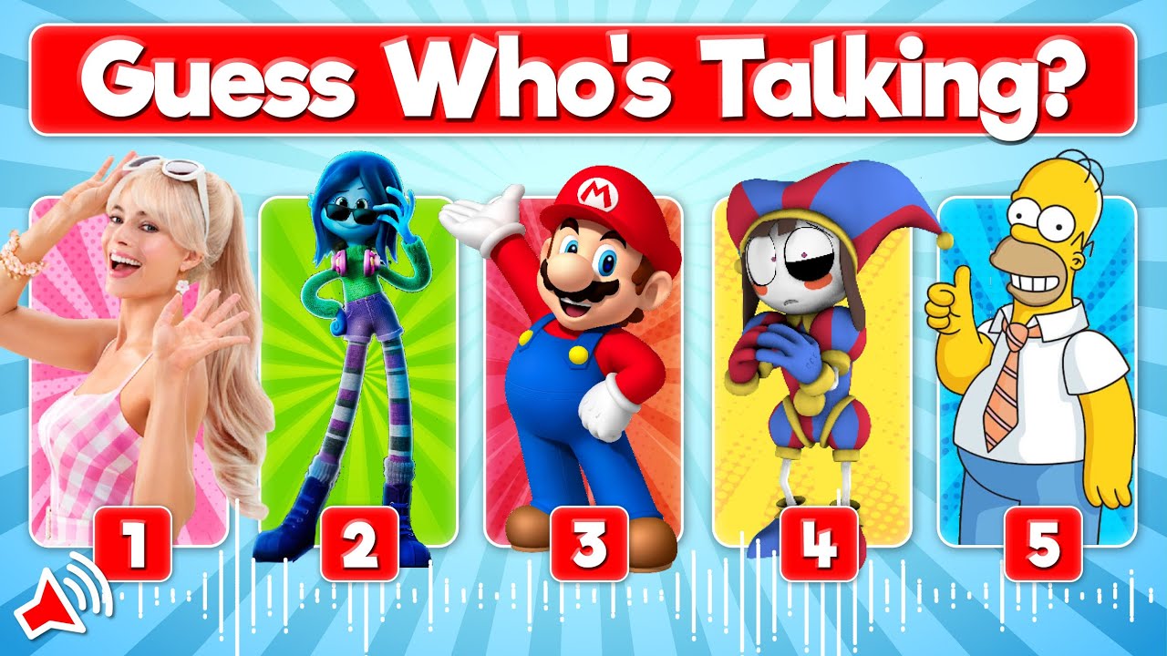 Guess Who's Talking | Guess the Character by the Voice Quiz