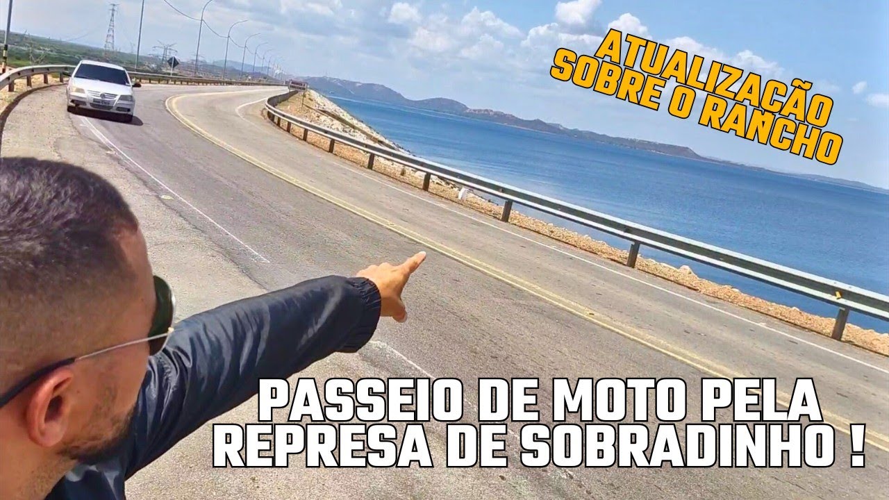 Passeio de moto pela represa de sobradinho! Atualização da evolução da cabana!