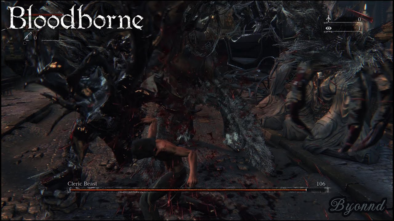 Bloodborne Cleric Beast No Hit (BL4, Waste Of Skin +0)