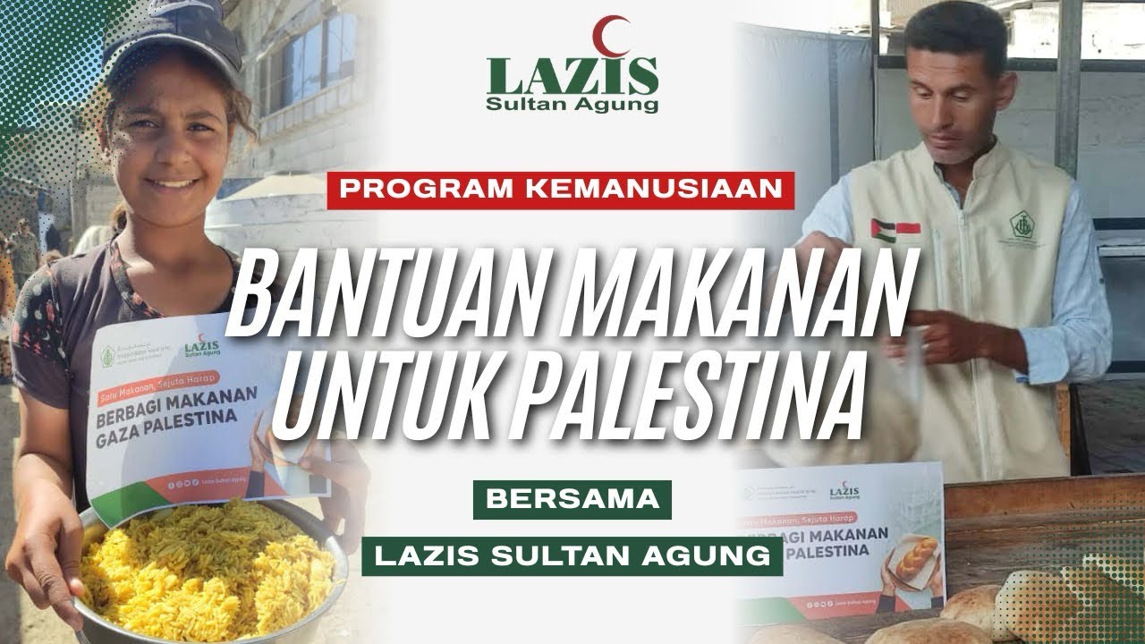 Mereka Lapar, Tapi Tetap Tersenyum | Mari Bantu Warga Palestina Bersama Lazis Sultan Agung