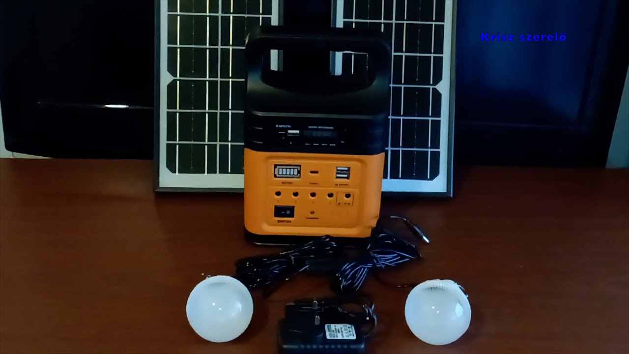 VCLPOWER SOLAR SYSTEM 20000 mAh DC Power Bank Station 12V solar panel