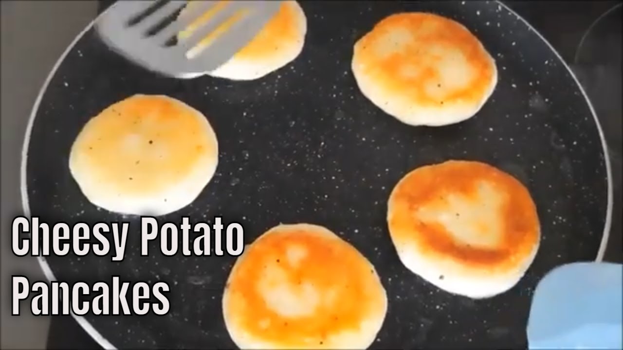 Potato Cheese Pancakes | Cheesy Potato Pancakes | Easy Potato Mozzarella Pancake