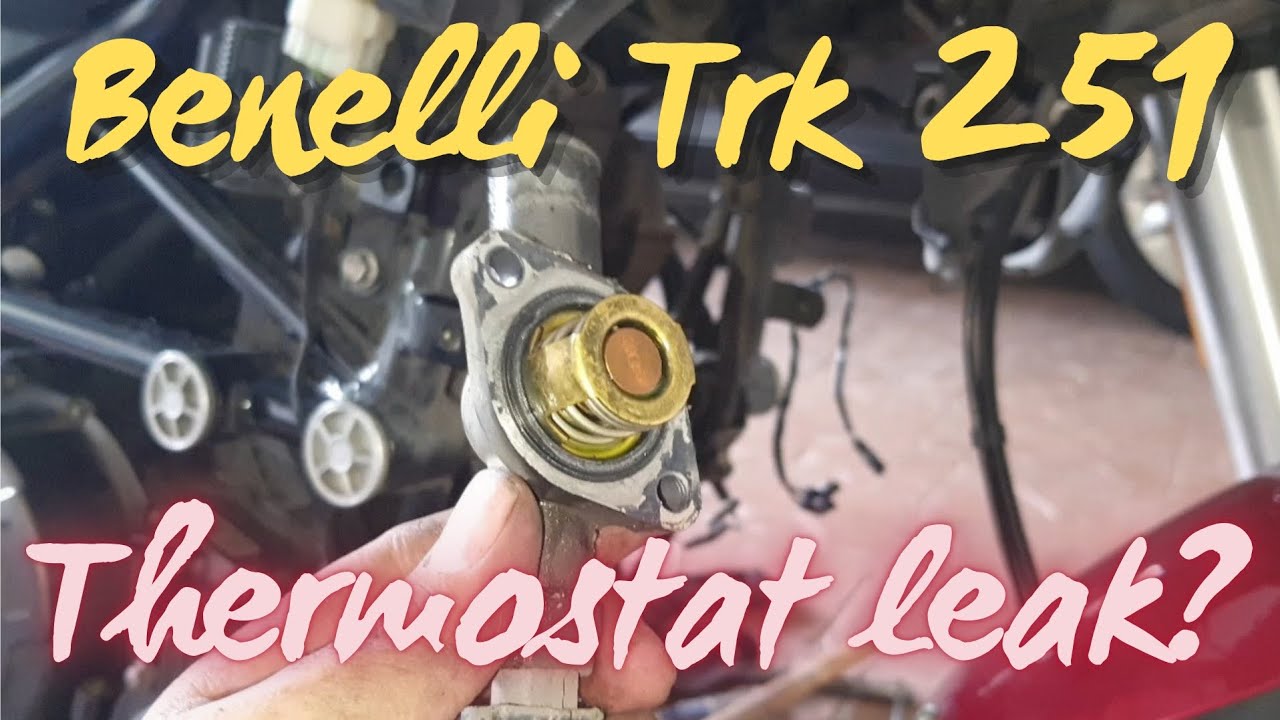 Benelli TRK 251 thermostat leak
