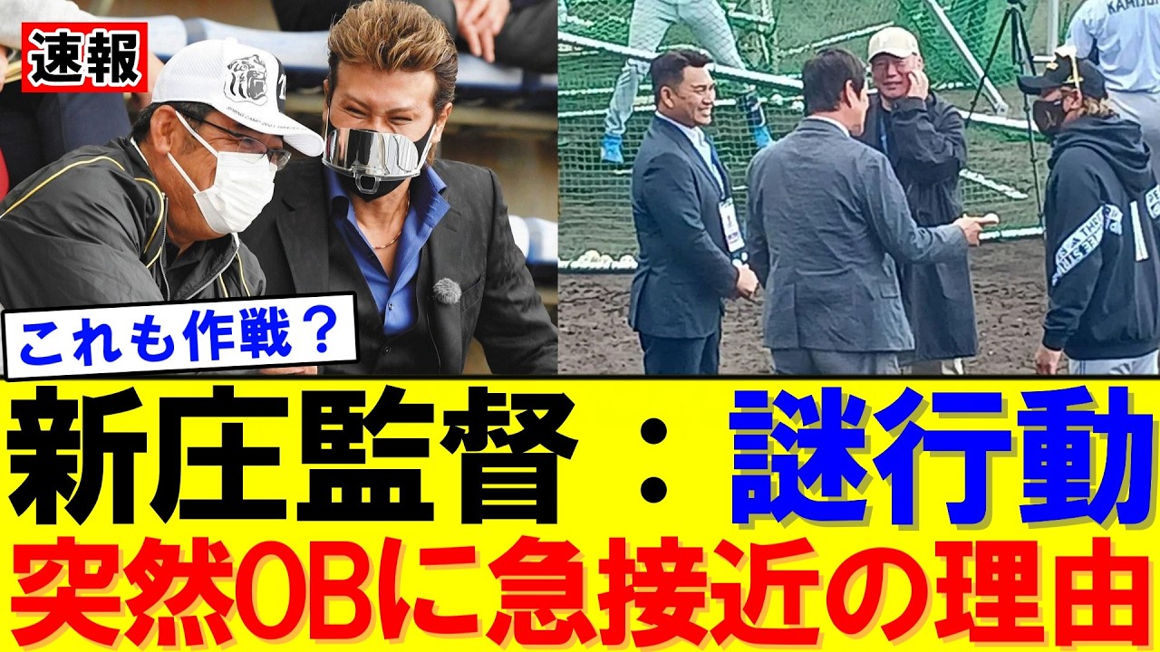 【速報】日本ハム新庄監督が変化？名護キャンプで見せた行動｜大谷翔平｜山本由伸｜佐々木朗希｜岡本和真｜村上宗隆｜今井達也｜NPB｜MLB｜プロ野球｜スポーツ