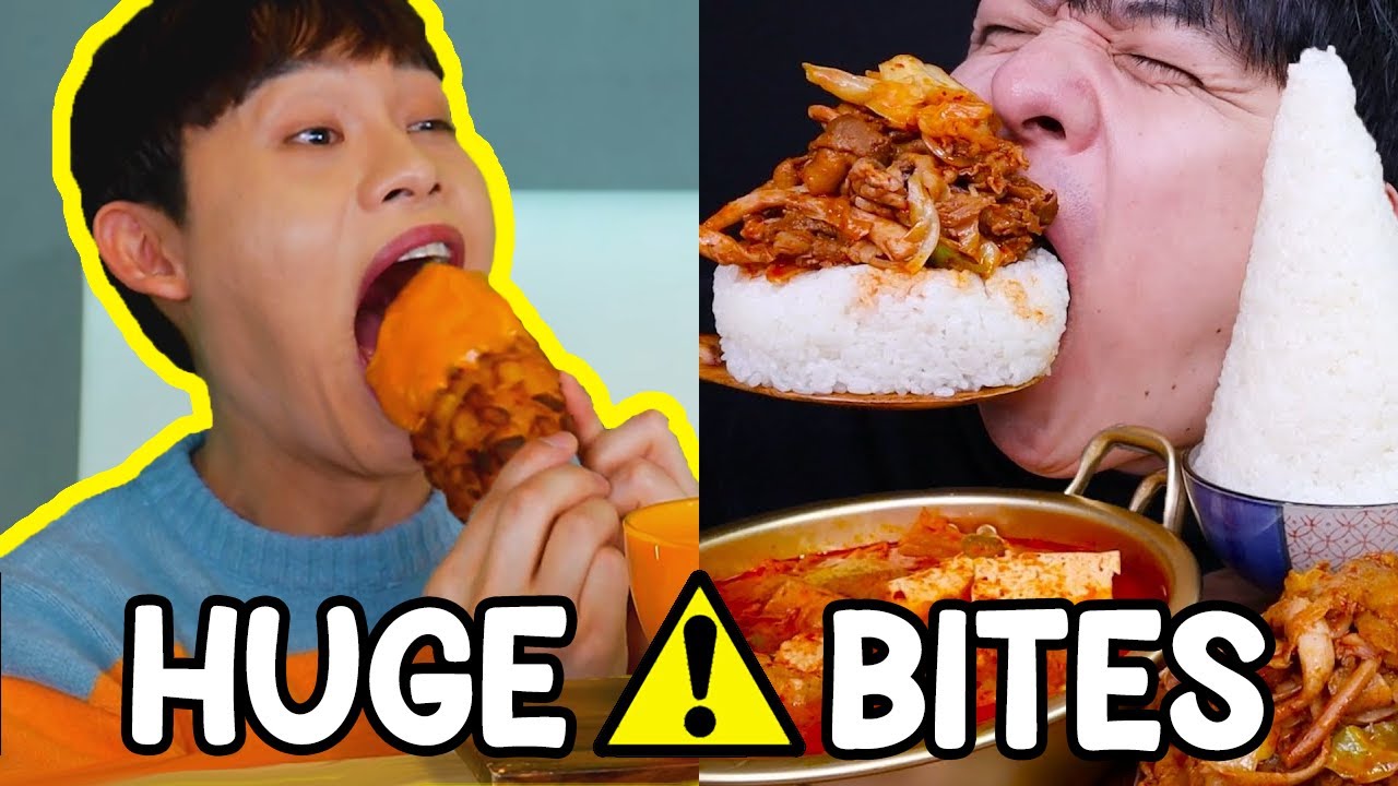 Mukbangers take THE BIGGEST BITES
