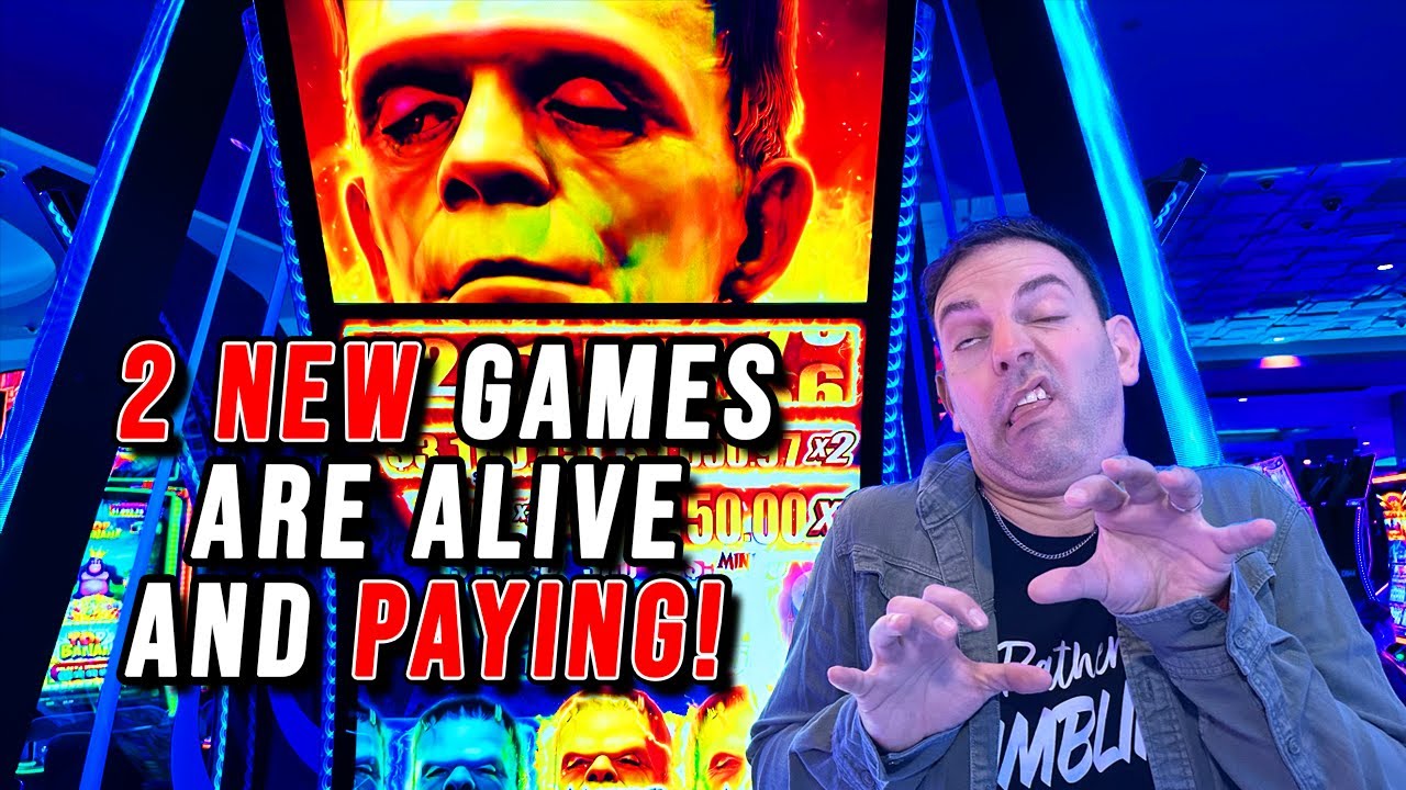 Frankenstein VS Monopoly Man 🎩 TWO Amazing new Slots!