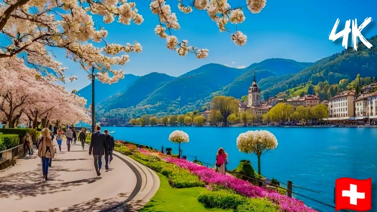 Luzern Switzerland🇨🇭 Walking In Most Charming City _ Lake Luzern