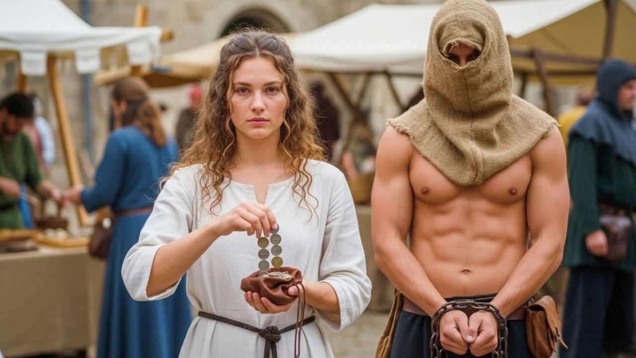 A Single Coin Changed Her Fate — The Man With a Sack Over His Head Was an Alpha King”