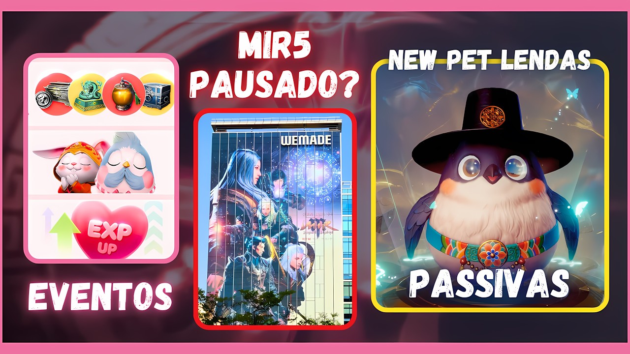 ( MIR4 COREANO) CONFERINDO AS NOVIDADES EM GAME! NEW PET / MIR5 E PROJECT TAL BASTIDORES 👀#mir4