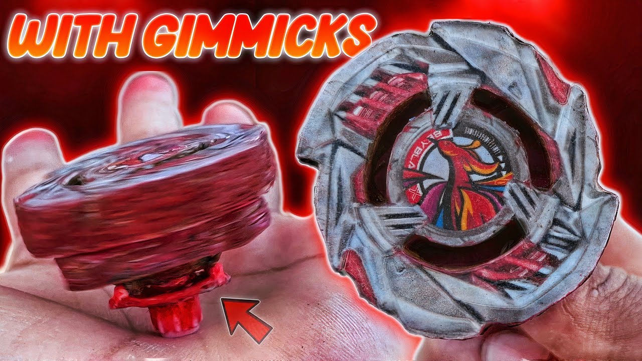 Crafting Crimson Garuda Beyblade With Hight Change GIMMICK 🐦‍🔥