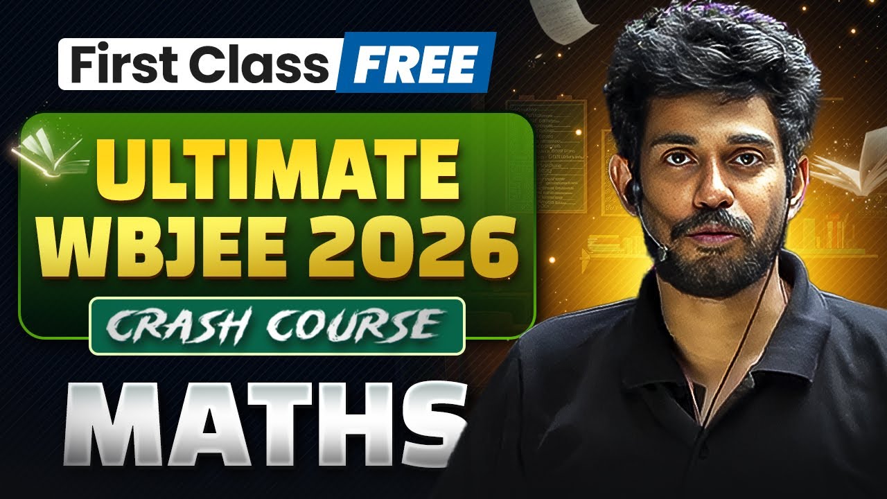 First Maths Free Class 😍 Ultimate WBJEE 2026 Batch 🔥 WBJEE Crash Course 💯 #pw #wbjee2026 #pwbangla