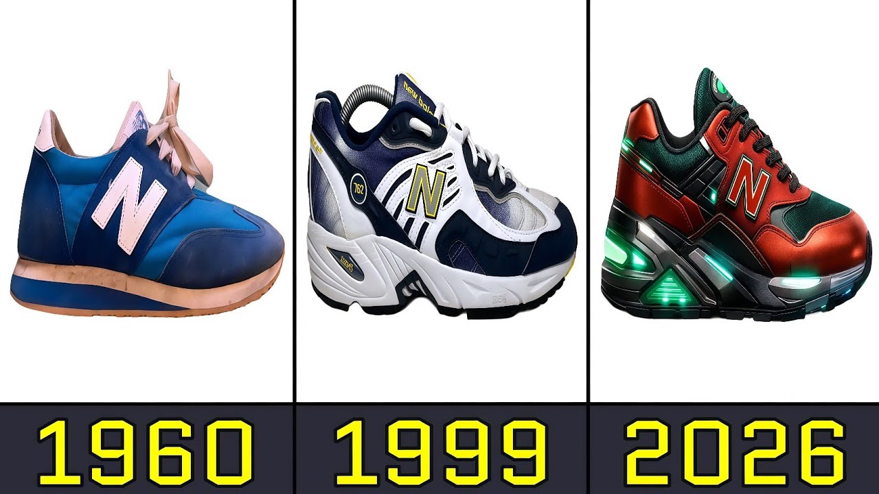 The Evolution of New Balance Sneakers From 1960 to 2026