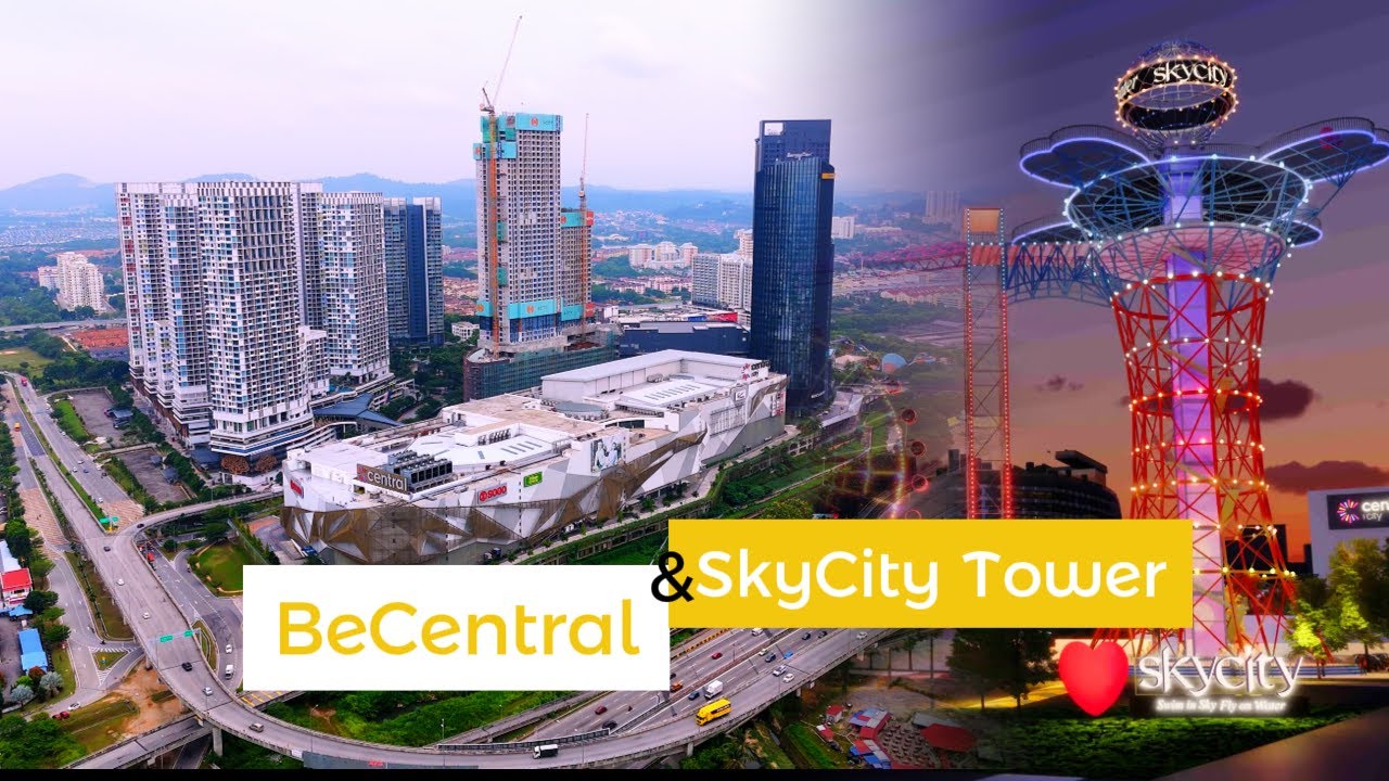 SkyCity Tower | BeCentral | i-City latest developments 2024| tallest glass water slide in Malaysia