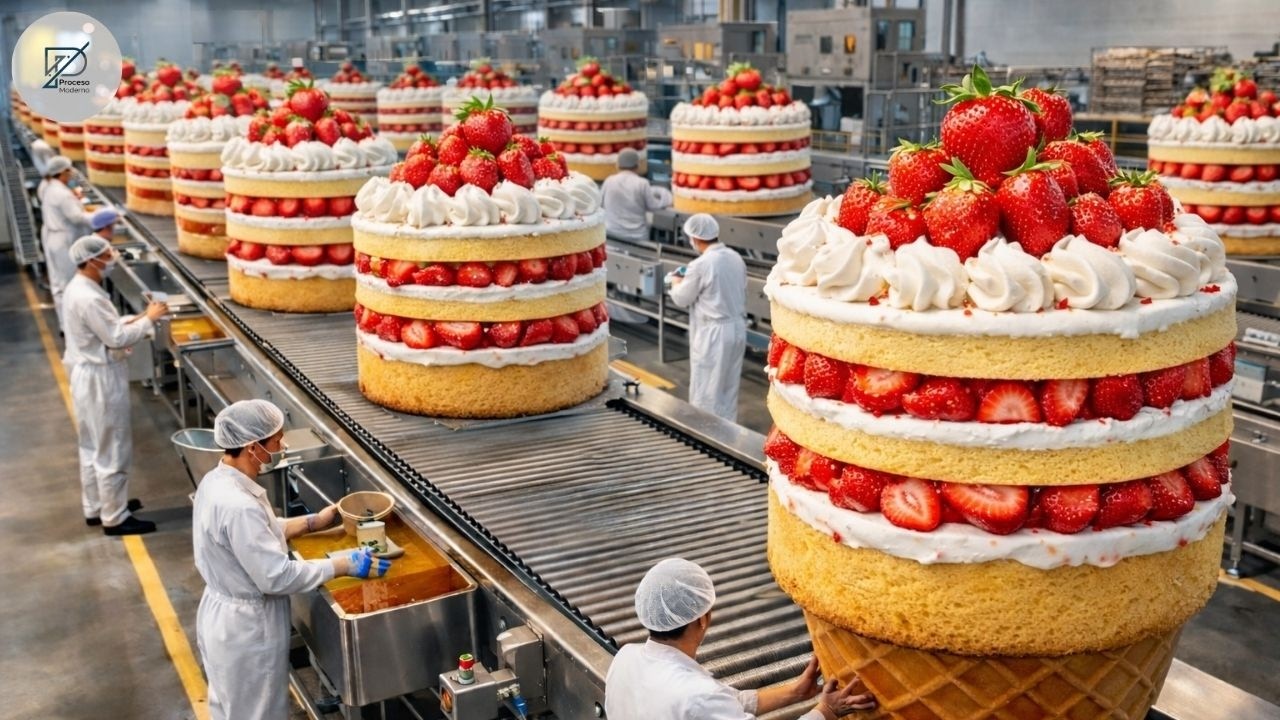 Dentro de la Famosa Tarta de Fresa Coreana: El Misterioso Proceso Revelado