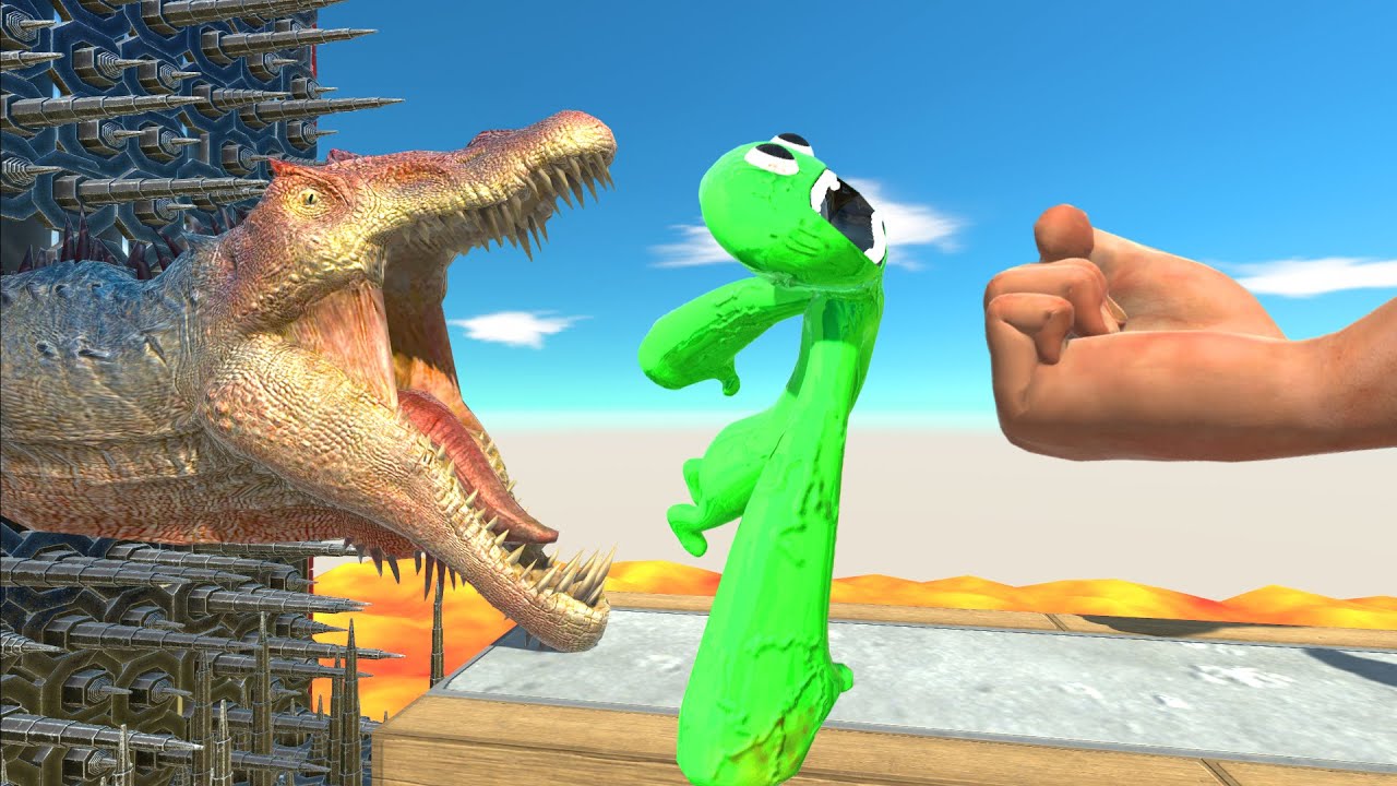 Punch All Units Into The Spinosaurus Mouth - ARBS
