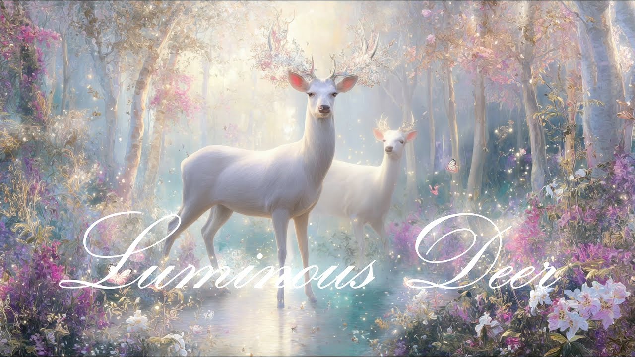 𝐏𝐥𝐚𝐲𝐥𝐢𝐬𝐭 &bull; Luminous Silver Deer🦄✨ : Mystical Forest Melodies🌳