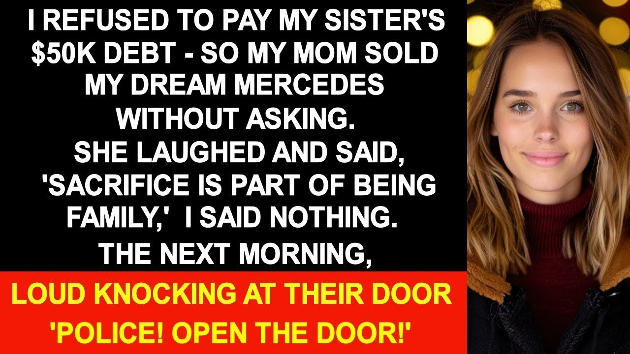 I refused to pay off my sister's $50,000 debt, so my mother sold my dream Mercedes-Benz.