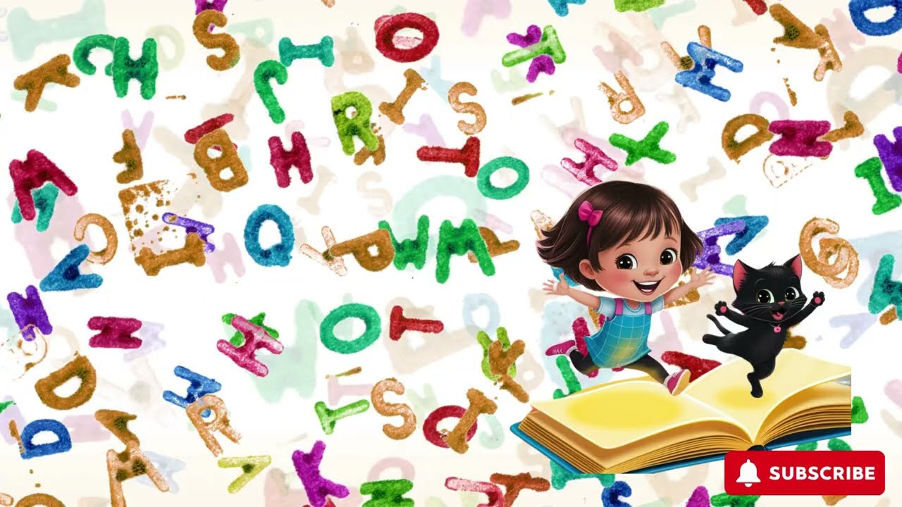 Claudia y Gigi El Libro Mágico del Abecedario, The Magic Alphabet Book, Part 1@joywithcolours