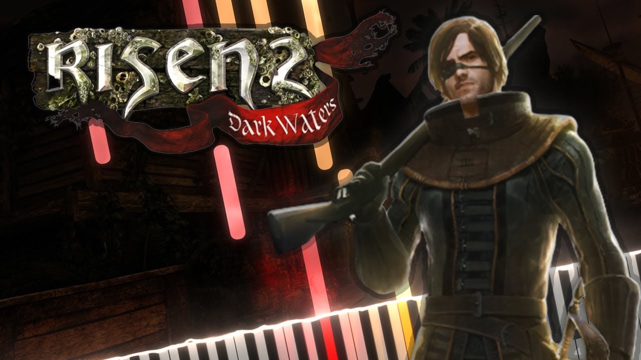 Pirate Town (Risen 2: Dark Waters) - Synthesia / Piano Tutorial