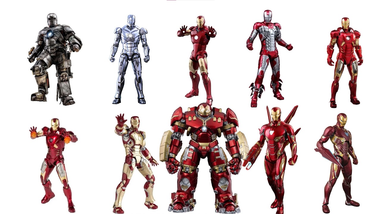 Todos as 10 armaduras do Homem de Ferro