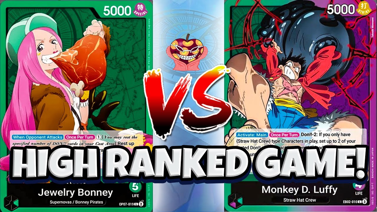 [PRB02] ЗАХВАТЫВАЮЩИЙ ТРИЛЛЕР! GP Luffy vs Bonney One Piece Card Game