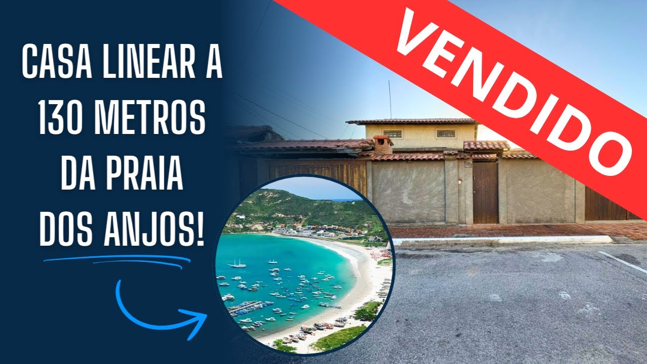 CASA LINEAR E INDEPENDENTE PERTO DA PRAIA | ARRAIAL DO CABO-RJ