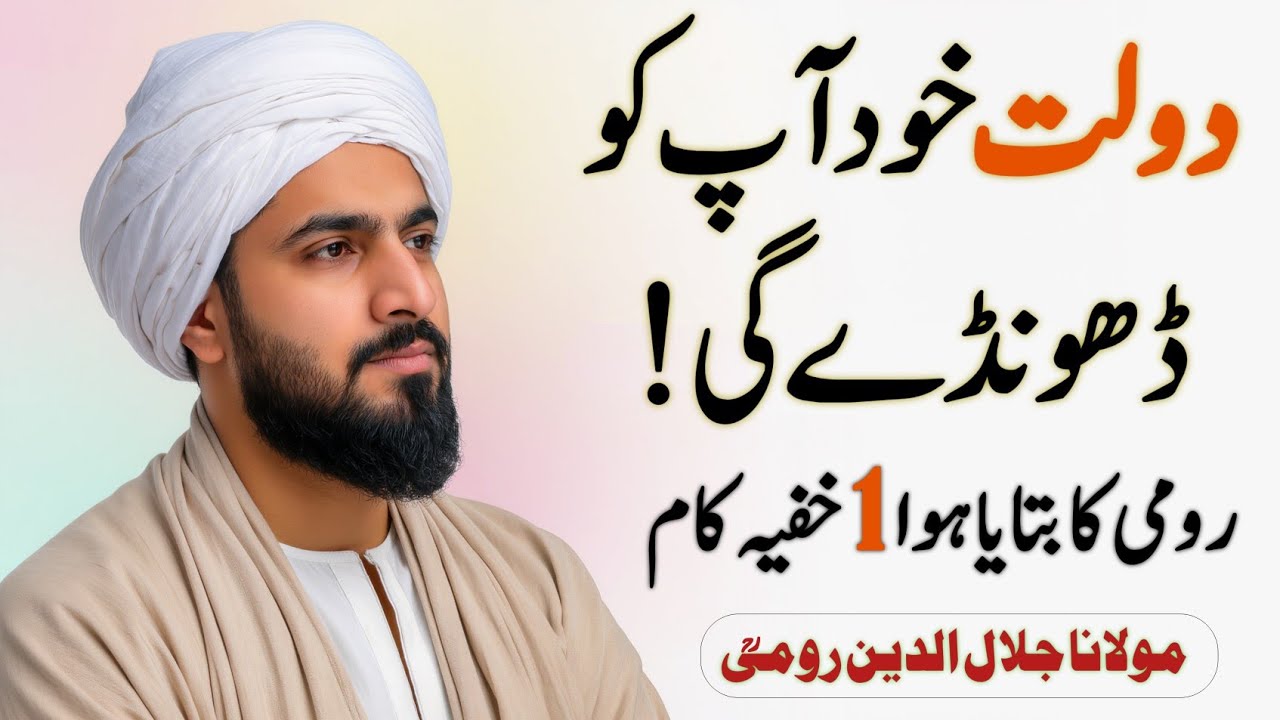 Rumi's Secret: Let Wealth Find You! | Maulana Rumi Quotes