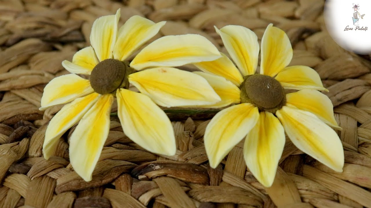 FLOR DE AZÚCAR SUPER FÁCIL - Margarita amarilla - Lucas Piubelli