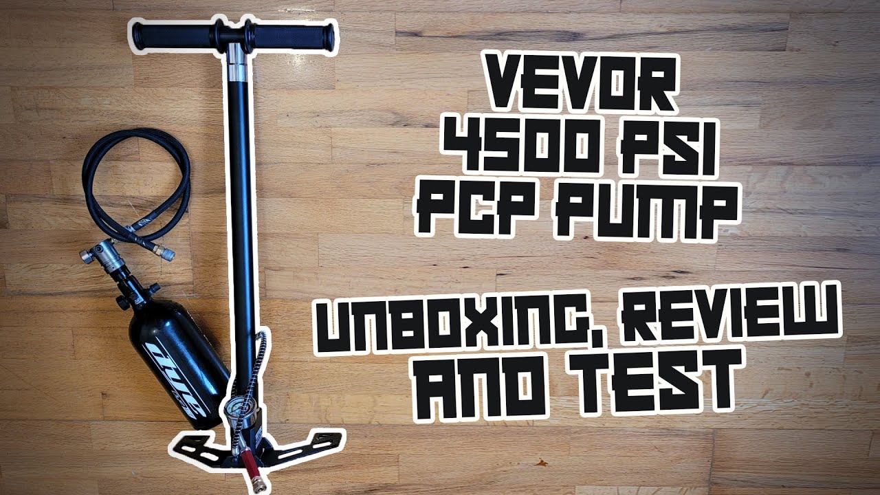 Насос VEVOR 4500 PSI PCP/HPA — распаковка, обзор и тестирование — #VEVOR