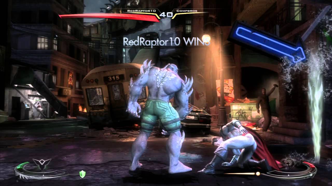 Injustice (PS3) Online Casuals: RedRaptor10 (Doomsday) vs. Compbros (Superman) - 10/10/14