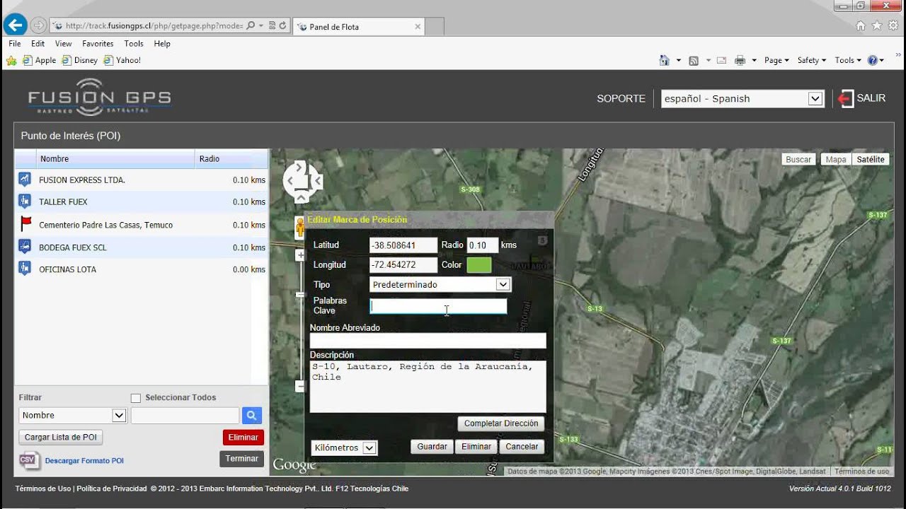 Puntos de Interes (POI)
