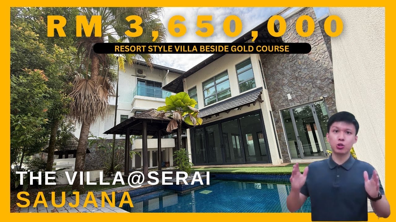 💎The Most Unique Resort Style [Bungalow Villa] with Golf Course at The Villa @ Serai Saujana