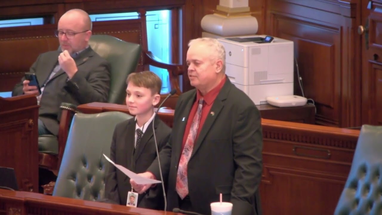Rep. Swanson welcomes Alexis 7th grader; was House Page for a Day