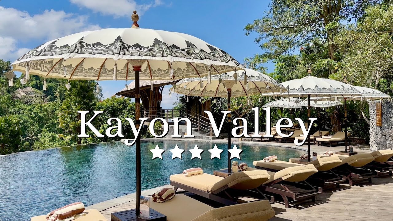 Kayon Valley Resort - 5 star Luxury Hotel Overview, Inside Tour - Ubud, Bali Indonesia
