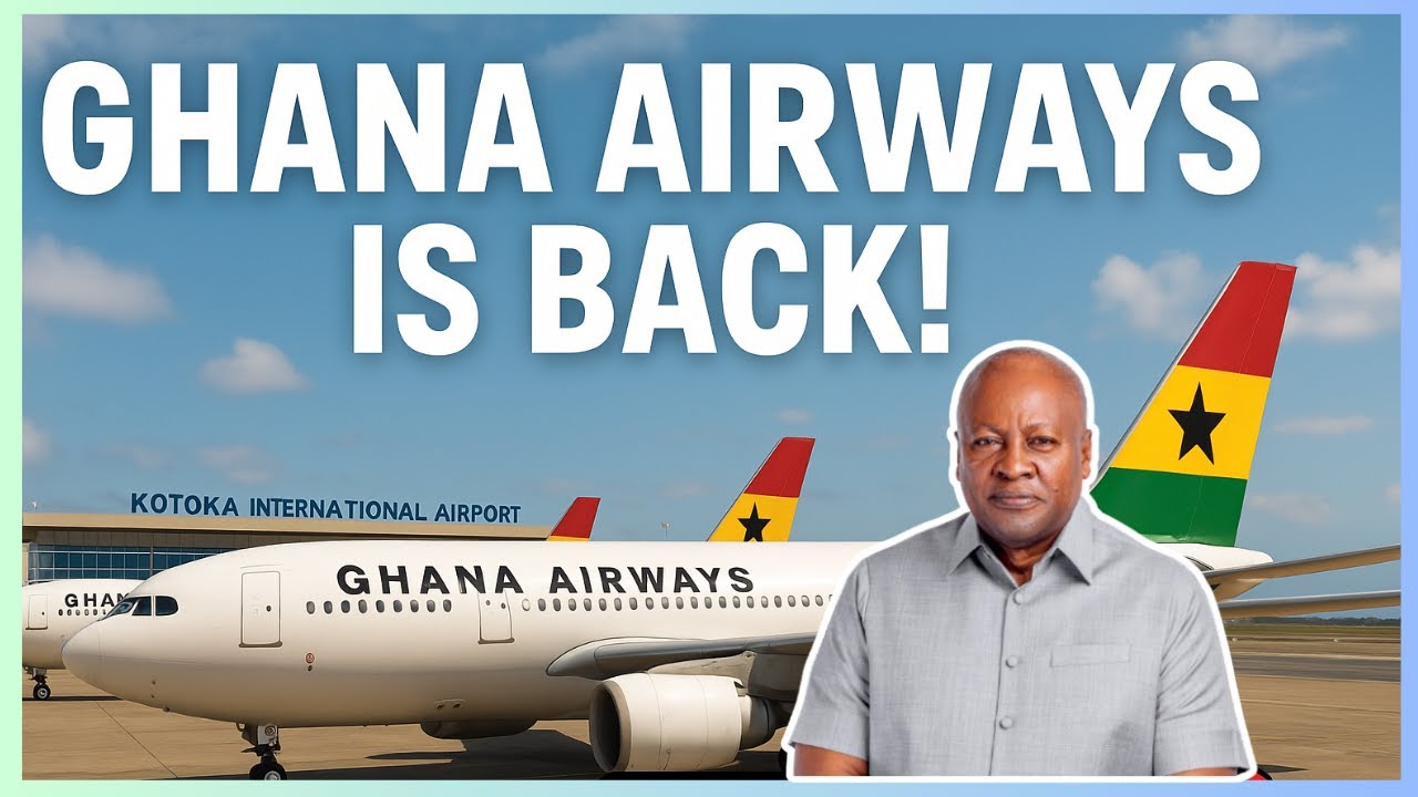 GHANA AIRWAYS IS BACK! 🇬🇭 Mahama Leads Bold Revival of National Airline After 20 Years