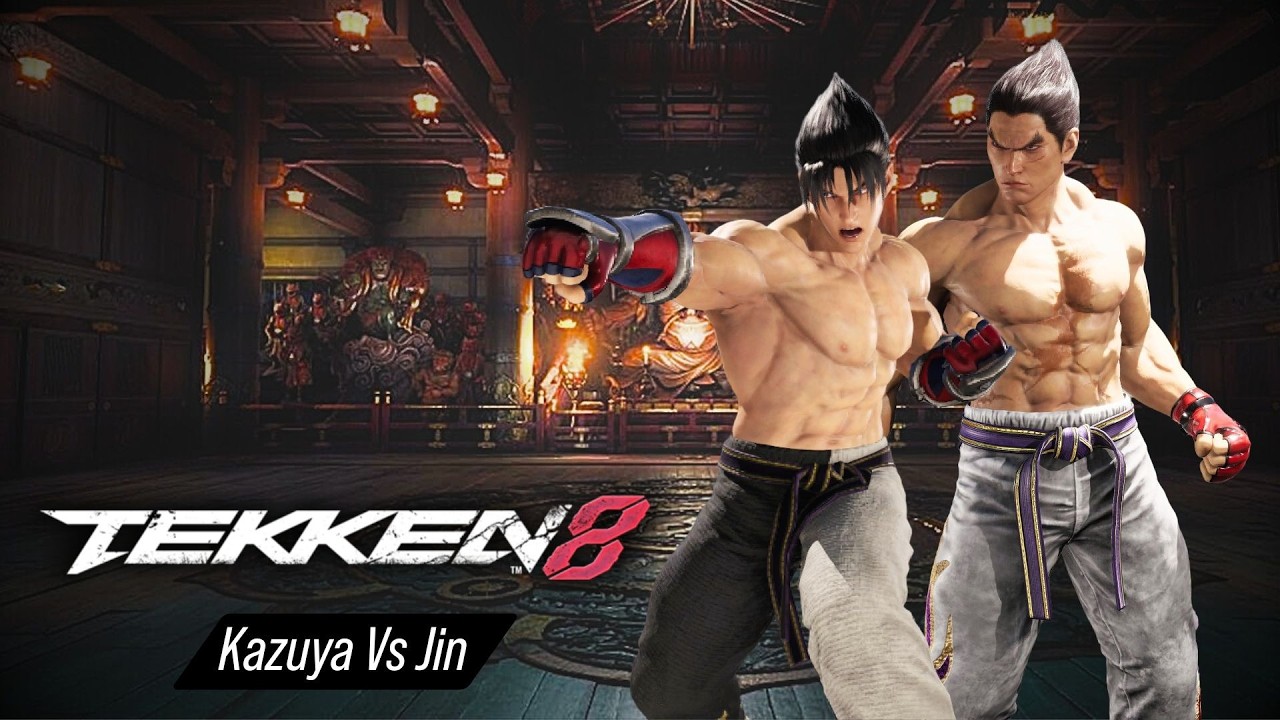 TEKKEN 8 | Kazuya Vs Jin | T4 Remake (V2)