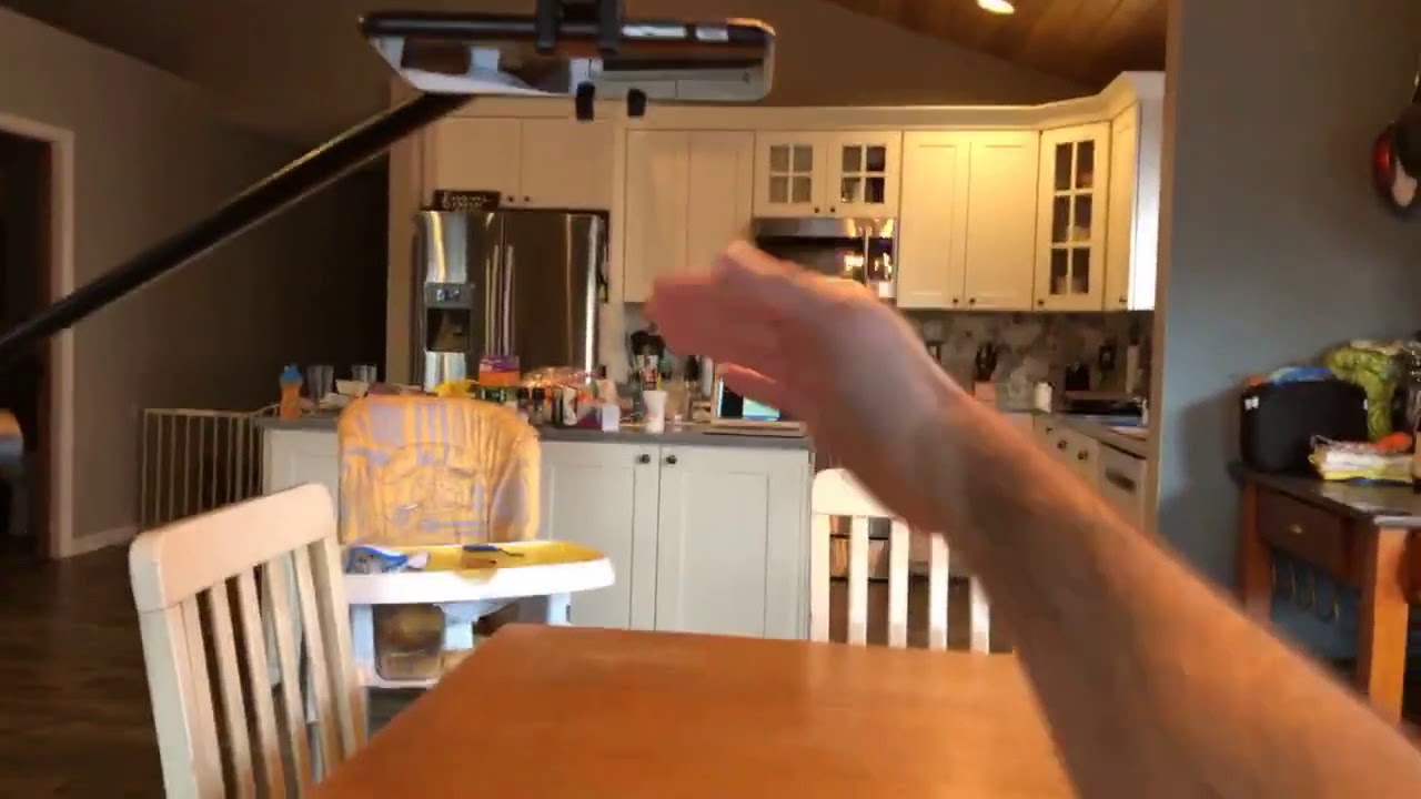 New setup for filming top-down overhead video for reviewing board games