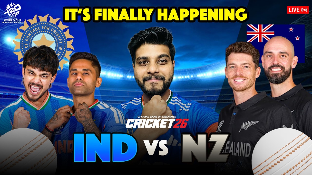IND vs NZ FINAL LIVE 🔴 | Cricket 26 Gameplay | INDIA GOING FOR THE TROPHY 🏆