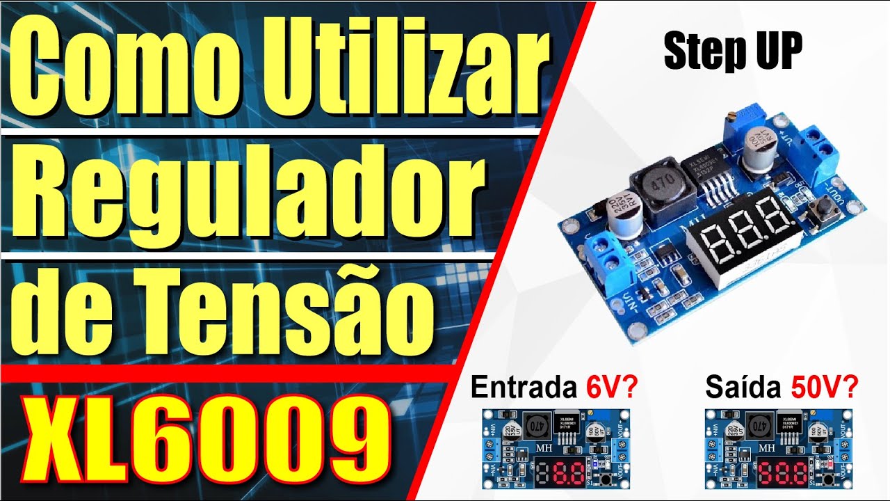 Regulador de Tensão XL6009 com Display: como usar, ajuste de offset e modo econômico - Tutorial 33