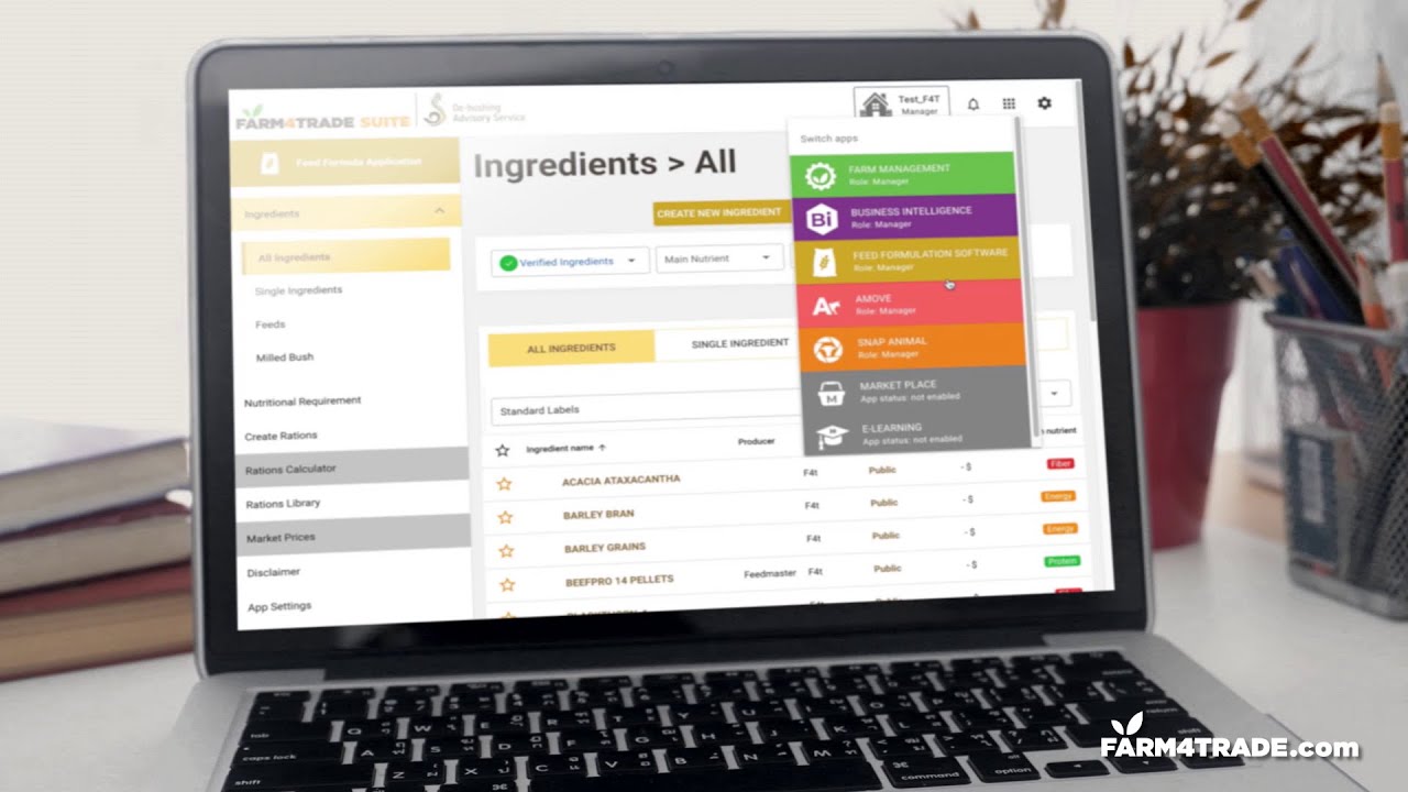 Farm4Trade Suite of Livestock Productivity Apps