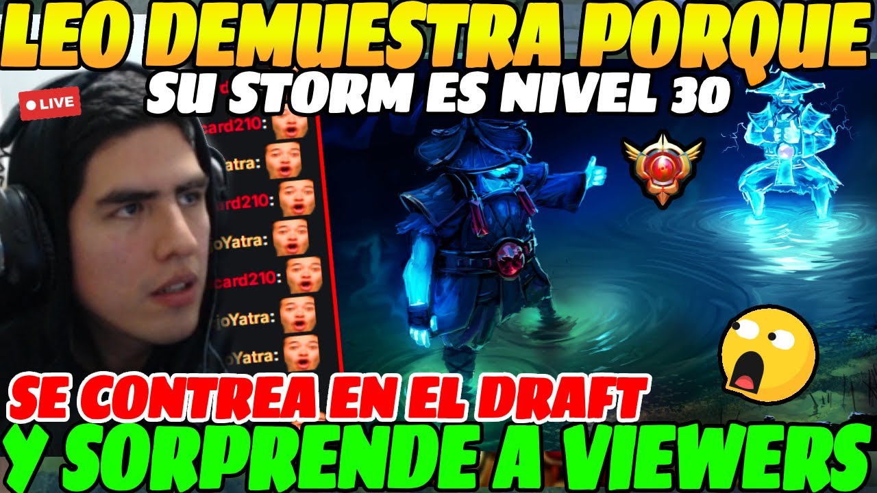 😲LEO demuestra PORQUE su STORM es NIVEL 30😲| Se CONTRAPICKEA solo y SORPRENDE a VIEWERS😲